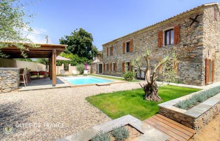 G&icirc;te n&deg;64452 Castellare-di-Casinca - Corse - Gite &agrave; Castellare-di-Casinca, Grand Bastia, Haute-Corse, labellis&eacute; Gites de France: la maison et le jardin