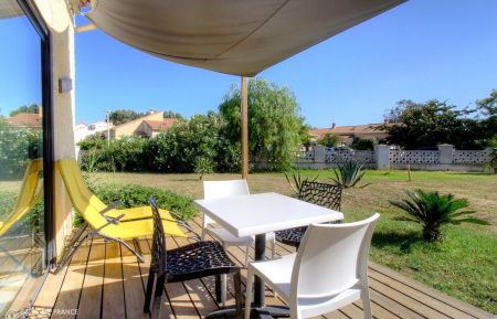 G&icirc;te n&deg;64431 Lucciana - Corse - Gite &agrave; Lucciana, Grand Bastia, Haute-Corse, labellis&eacute; Gites de France : la terrasse