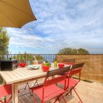 G&icirc;te &agrave; Corbara, Balagne, Haute-Corse, labellis&eacute; G&icirc;tes de France : la terrasse