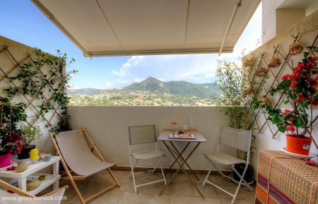 G&icirc;te n&deg;63861 L'&Icirc;le-Rousse - Corse - Gite &agrave; Ile-Rousse, Balagne, Haute-Corse, labellis&eacute; Gites de France : la terrasse