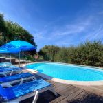 G&icirc;te &agrave; Monticello,Balagne, Haute-Corse, labellis&eacute; G&icirc;tes de France : la piscine