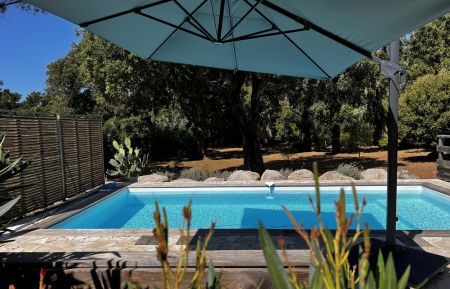 G&icirc;te n&deg;26871 San-Gavino-di-Carbini - Corse - G&icirc;te &agrave; Porto-Vecchio, le Sud Corse, labellis&eacute; G&icirc;tes de France : la piscine