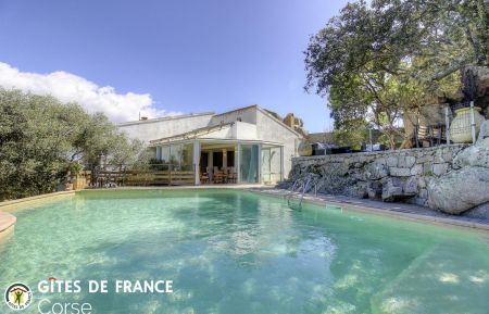 G&icirc;te n&deg;25371 Sotta - Corse - Gite &agrave; Sotta, Corse du Sud, labelis&eacute; G&icirc;tes de France : la piscine