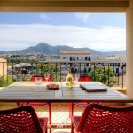 G&icirc;te &agrave; &Icirc;le-Rousse, Balagne, Haute-Corse, labellis&eacute; G&icirc;tes de France : la terrasse