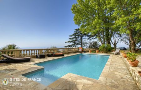G&icirc;te n&deg;64311 Bastia - Corse - Gite &agrave; Bastia, Grand-Bastia, Haute-Corse, labellis&eacute; Gites de France : la piscine