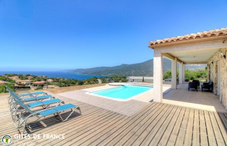 G&icirc;te n&deg;28451 Viggianello - Corse - G&icirc;te-28441-viggianello-grand-valinco-corse-du-sud-labellis&eacute;-g&icirc;tes-de-france-la terrasse piscine