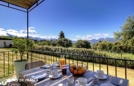 G&icirc;te n&deg;64372 Lumio - Corse - G&icirc;te &agrave; Lumio, Balagne, Haute-Corse, labellis&eacute; G&icirc;tes de France : la terrasse