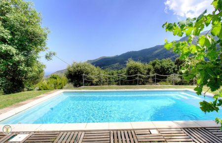 Gîte à Sisco, Grand Bastia, Haute-Corse, labellisé Gîtes de France : la piscine Gîte n°64361 Sisco - Corse - Gîte à Sisco, Grand Bastia, Haute-Corse, labellisé Gîtes de France : la piscine