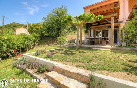 G&icirc;te n&deg;17722 Altag&egrave;ne - Corse - G&icirc;te &agrave; Altag&egrave;ne, le Sud Corse, Corse du Sud, labellis&eacute; G&icirc;tes de France: la terrasse