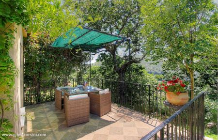 Gite à Ste Lucie de Tallano, Labellisé Gîtes de France : la terrasse Gîte n°16291 Sainte-Lucie-de-Tallano - Corse - Gite à Ste Lucie de Tallano, Labellisé Gîtes de France : la terrasse