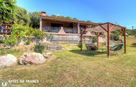 Gîte à Casaglione, la côte Ouest, Corse-du-Sud, labellisé Gîtes de France : la villa Gîte n°26941 Casaglione - Corse - Gîte à Casaglione, la côte Ouest, Corse-du-Sud, labellisé Gîtes de France : la villa