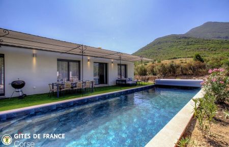G&icirc;te n&deg;63172 Gal&eacute;ria - Corse - G&icirc;te &agrave; Galeria, Balagne, Haute-Corse, labellis&eacute; G&icirc;tes de France : la piscine