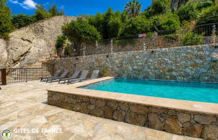 G&icirc;te n&deg;55628 Costa - Corse - G&icirc;te &agrave; Costa, Balagne, Haute-Corse, labellis&eacute; G&icirc;tes de France : la piscine commune