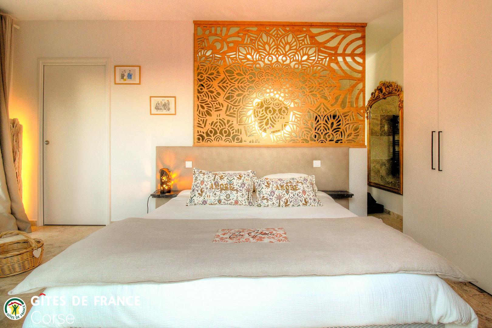 chambre d'hôtes à Sollacaro, le Grand Valinco Corse du sud, labellisé Gîtes de France la chambre photo 7