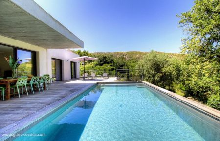 G&icirc;te n&deg;59683 Feliceto - Corse - G&icirc;te &agrave; Feliceto, Balagne, Haute-Corse, labellis&eacute; G&icirc;tes de France : la piscine
