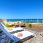 G&icirc;te &agrave; Moriani-plage, C&ocirc;te orientale, Haute-Corse, labellis&eacute; G&icirc;tes de France : la terrasse