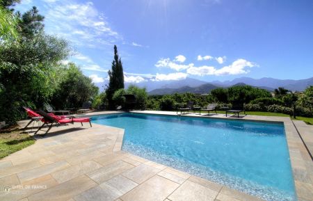 G&icirc;te n&deg;58512 Calvi - Corse - G&icirc;te &agrave; Calvi, Balagne, Haute-Corse, labellis&eacute; G&icirc;tes de France : la piscine