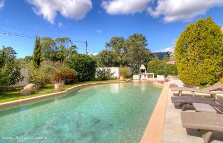 G&icirc;te n&deg;26991 San-Gavino-di-Carbini - Corse - G&icirc;te &agrave; San Gavino di Carbini, le sud Corse, labellis&eacute; G&icirc;tes de France : la piscine