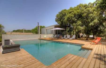 G&icirc;te n&deg;25372 Sotta - Corse - Gite &agrave; Sotta, Corse du Sud, Labellis&eacute; G&icirc;tes de France : la piscine