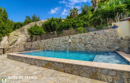 G&icirc;te n&deg;55346 Costa - Corse - G&icirc;te &agrave; Costa, Balagne, Haute-Corse, labellis&eacute; G&icirc;tes de France : la piscine commune