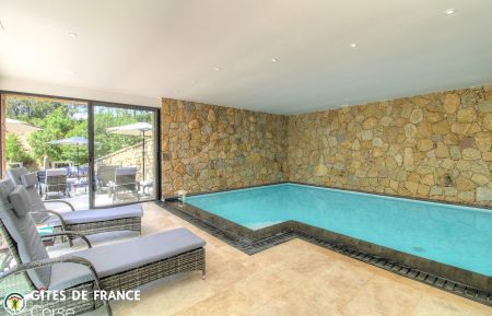 G&icirc;te n&deg;28531 Cauro - Corse - Gite &agrave; Cauro, le Grand Ajaccio, Corse du Sud, labellis&eacute; G&icirc;tes de France : la piscine