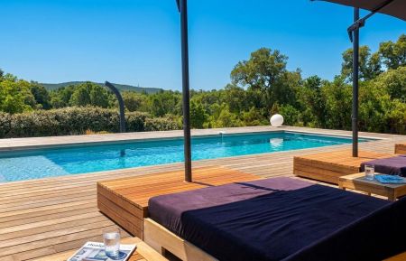 Gite à Porto-Vecchio, Corse du sud, labelisé gite de France : la piscine Gîte n°26281 Porto-Vecchio - Corse - Gite à Porto-Vecchio, Corse du sud, labelisé gite de France : la piscine