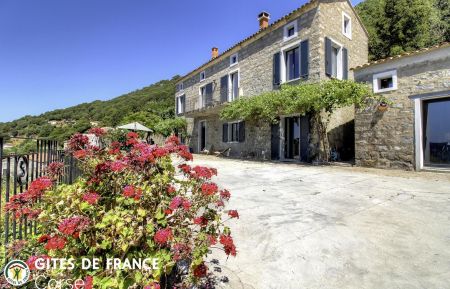 G&icirc;te n&deg;28581 Sollacaro - Corse - Gite &agrave; Sollacaro, Le Grand Valinco, Corse du Sud, labellis&eacute; G&icirc;tes de France :  la terrasse