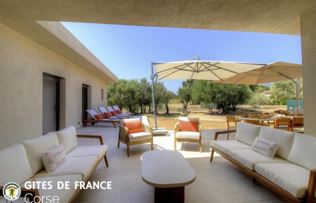 G&icirc;te n&deg;28921 Conca - Corse - Gite &agrave; Conca, Corse du Sud, labellis&eacute; G&icirc;tes de France : la terrasse