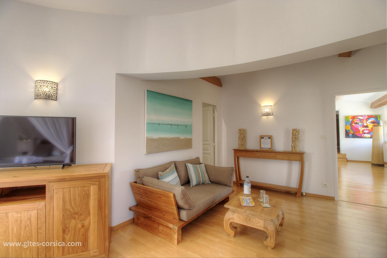 Chambres d'hôtes à Sarrola Carcopino, Le Grand Ajaccio, Corse du Sud, labellisé Gîtes de France : la chambre2 photo 19