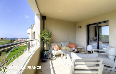 G&icirc;te n&deg;28721 Albitreccia - Corse - Gite &agrave; Agosta, le Grand Ajaccio, Corse du sud, labellis&eacute; G&icirc;tes de France : la terrasse