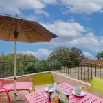 G&icirc;te &agrave; Corbara, Balagne, Haute-Corse, labellis&eacute; G&icirc;tes de France : la terrasse