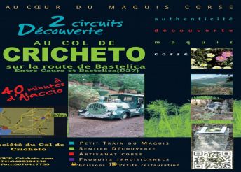 PETIT TRAIN TOURISTIQUE DU COL DE CRICHETO&nbsp;(COLCRIC)  - PETIT TRAIN TOURISTIQUE DU COL DE CRICHETO